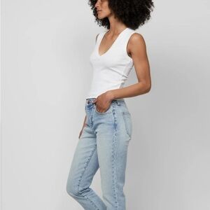 Oliver Logan - Crosby Straight-Leg Women's Jeans in Light Blue